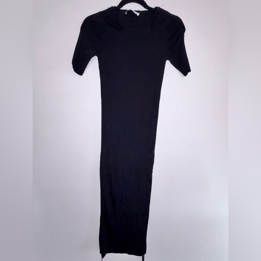 Zara black Knit maxi dress - Picture 2 of 9